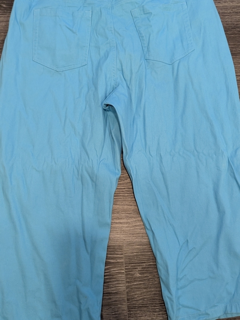 Basic Editions Light Blue Drawstring Chinos - Picture 3 of 8